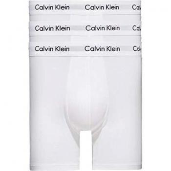 Calvin Klein Boxer Coton Stretch 3 Pièces, Blanc