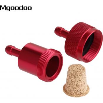 Motorrad Inline Kraftstofffilter 1/4 6mm CNC Aluminium