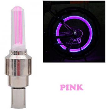 Flashing LED Tire Cap Lights - 2pcs