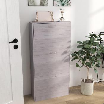 HOMCOM Slim Shoe Storage Cabinet with Flip Drawers - Narrow and Space-Saving Design