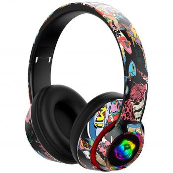 Kankanwo Cool Graffiti Inalámbricos LED Azul Oscuro