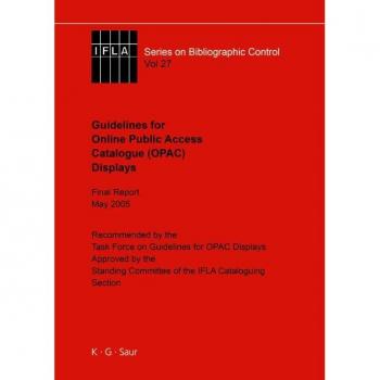 Vitalsource Technologies, Inc. Ifla Guidelines For Online Public Access Catalogue (opac) Displays