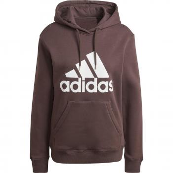 Sudadera Big Logo Adidas Fleece Regular Mujer Marrón