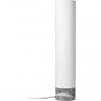 Gubi Unbound 80 cm White LED Floor Lamp with Marble Base