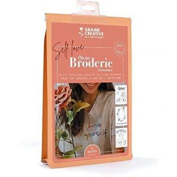 Ensemble de broderie sur vêtement Self Love - Graine Créative - 165 x 240 x 50 mm - 48,99€