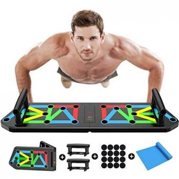 BOCTTCBO Push Up Board Folding Pushup Handles 13 in 1 Thicken Muscle Rack Stand Professional Chest Training System Home Gym Equipment for Men Women