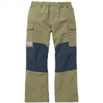 Helly Hansen Marke Tur Jogginghose für Kinder – Grün/Beige, Size 6