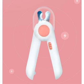 Pet Nail Trimmer with Anti-Spatter and Comfortable Handle