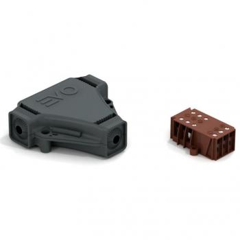 Connettore Gel a T Evo 3x2,5 mm² con morsettiera a vite IP68
