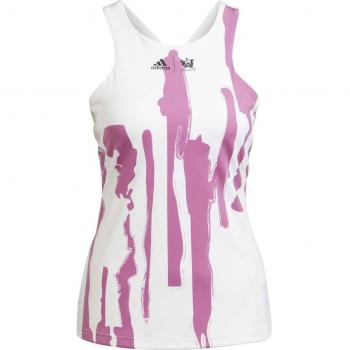 Adidas New York Y Camiseta De Tirantes Mujeres - Blanco, Lila