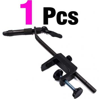 Matte Black Iron Rotary C-Clamp Fly Tying Vise Tool