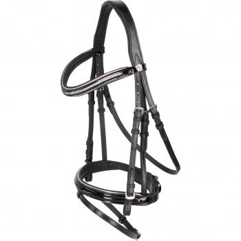 Kerbl Trensenzaum Kingston Größe COB – Schwarz 3210488