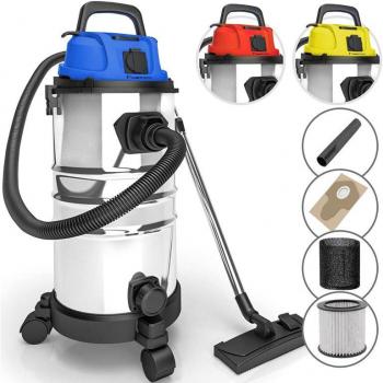 TIMBERTECH Industriestaubsauger 2300 W, 30L, mit Blasfunktion, 3 Filter