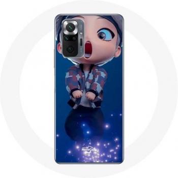 Coque pour Redmi Note 10 Pro BTS TinyTAN Animation V Mic Drop