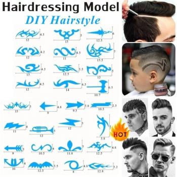28Pcs DIY Hair Styling Template Kit