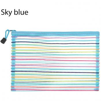 Multicolor Zipper Pencil Case