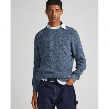 Suéter de Cuello Redondo Sherwood Azul Marino Pepe Jeans