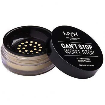 NYX Professional Makeup Puder, Can't Stop Won't Stop Setting Powder, Farbton: Banana