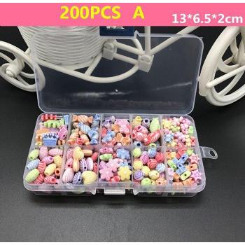 Kit de 200 cuentas acrílicas para collares y pulseras