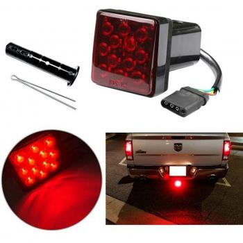 Auto LED 2 Trekhaak Trailerlicht Cover met 12 LED Remlichten