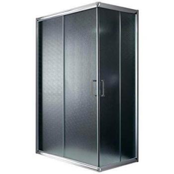 Mampara de ducha Idralite modelo Alabama 80x120 cm vidrio impreso h198