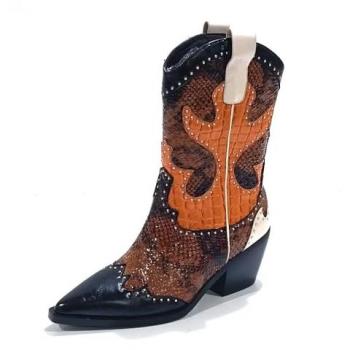 Noa Harmon mujer botines Lil Rosario 9772-M50 multi marrón, 38