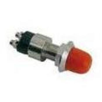Unisex 30A Waterproof Push Button – Silver & Red