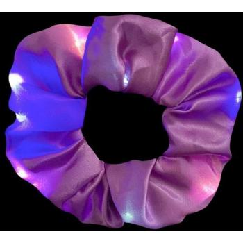 Colorful LED Organza Scrunchy Pack - Bling Hair Ties for Women