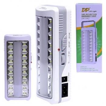 Lampe d’urgence 20 LED SMD + néon rechargeable pour domicile, automobile et caravane