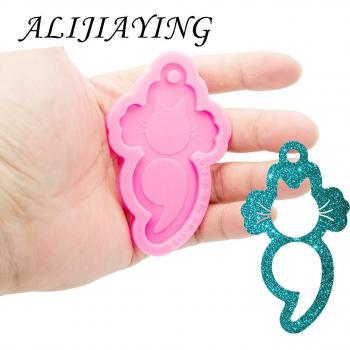 Silicone Heart & Semicolon Keychain Mold – DY0282