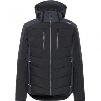 CMP Herren Jacke MAN JACKET ZIP HOOD - male - Schwarz - 48