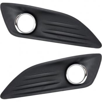 Ford Fiesta 2Pcs Fog Light Lamp Cover Grille Set