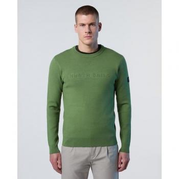 North Sails - Jersey cuello redondo con logo de hombre 91525