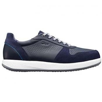 Sven Full Grain Velour Leather Men's Wide Trainers