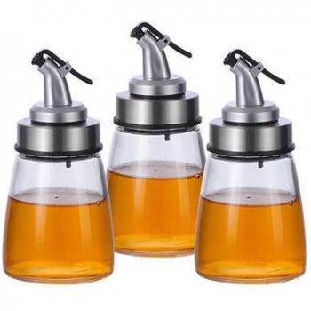 Glass Oil and Spice Storage Set
