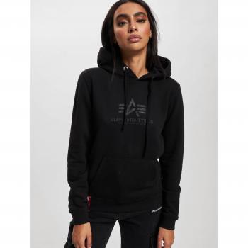 Felpa con Cappuccio Alpha Industries New Basic G Nera XS