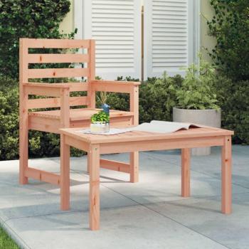 JINLEFU Garden Table 82.5x50.5x45 cm Solid Wood Douglas