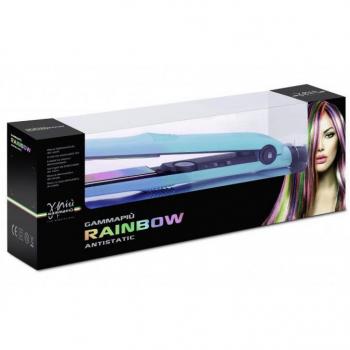Piastra per Capelli GammaPiù Rainbow Antistatica 230° Azzurro