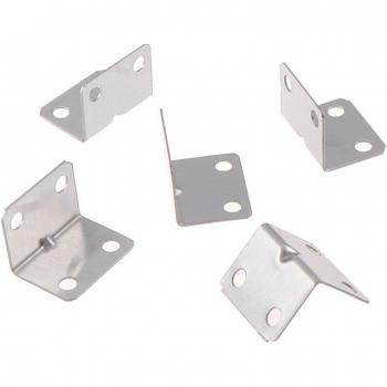 10 pièces connecteurs d'angle acier inoxydable renforcé pour meubles - Support forme L