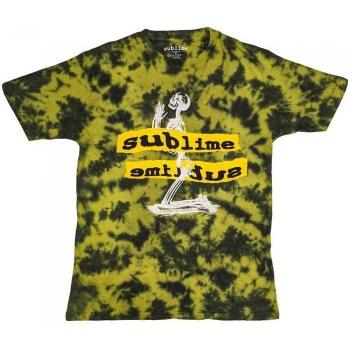 T-shirt unisex tie-dye scheletro in preghiera