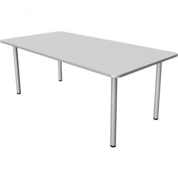 Kerkmann Schreibtisch Prime, (B)2.000 mm, lichtgrau