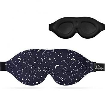 ALASKA BEAR 3D Contoured Sleep Mask with Earplugs
