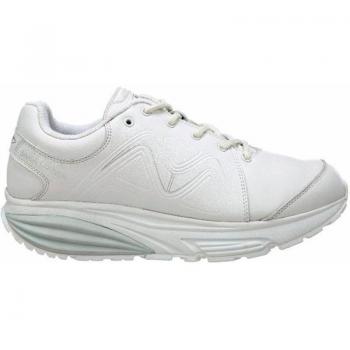 Sneakers Donna MBT Simba Trainer Bianche in Pelle