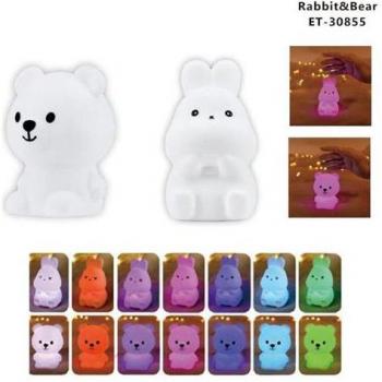 Lampada Rgb Coniglio & Orso