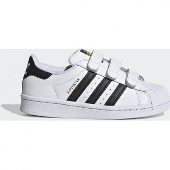 Tênis Kids Adidas Superstar CF C Branco