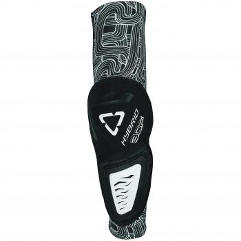 LEATT 3DF Enduro Ellbogenschutz Hybrid Schwarz/Weiß – Größe 2XL