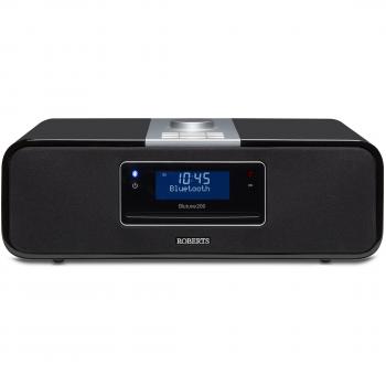 BluTune 200 von Roberts – DAB+ Musiksystem mit Bluetooth, CD- und USB-Aufnahme, schwarz