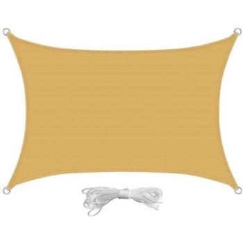 Parasol rectangular San Miguel 360 × 280 cm, PE 180 g/m²