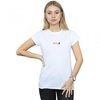 Genesis T-Shirt Donna/Signora Manica Lunga Throwing It All Away XXL Bianco