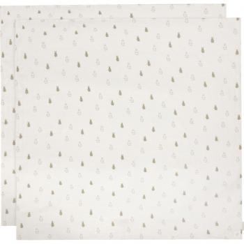 Langes hydrophiles Happy Miffy Olive Green 115 x 115 cm